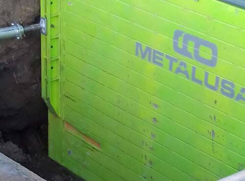 Soutènement de tranchée